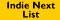 Indie Next List