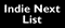 Indie Next List