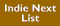 Indie Next List