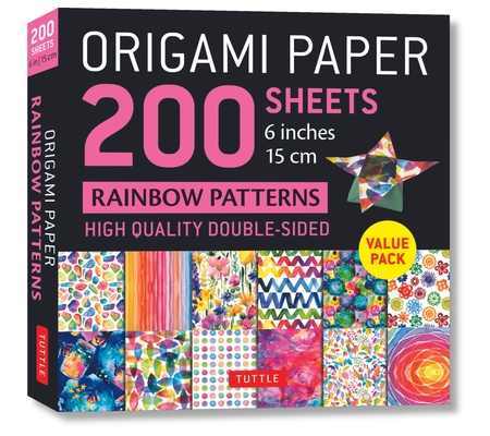 Origami Paper 200 Sheets Rainbow Patterns 6 (15 CM)