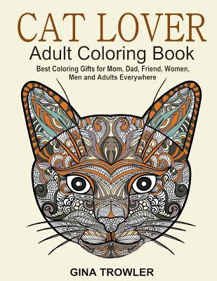 Cat & Kittens Adult Coloring Book For Cat Lover: A Fun Easy