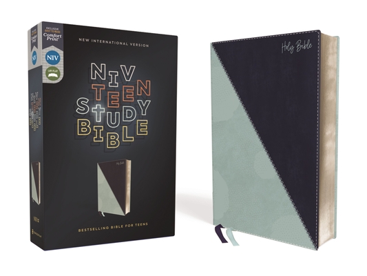 Niv, Teen Study Bible, Leathersoft, Teal, Comfort Print By Lawrence O. Richards (Editor), Sue W. Richards (Editor), Zondervan Cover Image