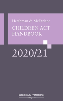 Hershman and McFarlane: Children ACT Handbook 2020/21 By Andrew McFarlane Cover Image