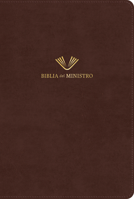 RVR 1960 Biblia del ministro, edición ampliada, caoba piel fabricada Cover Image