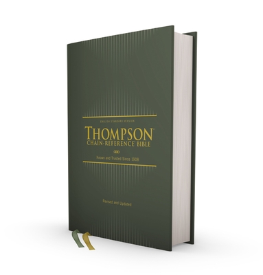 Esv, Thompson Chain-Reference Bible, Hardcover, Green, Red Letter Cover Image