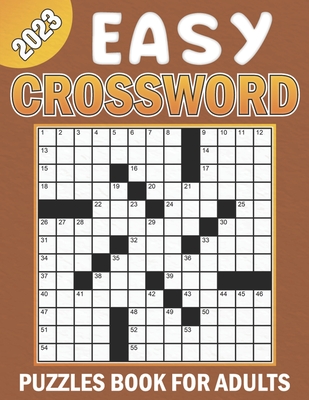 EASY-TO-READ CROSSWORD PUZZLES FOR ADULTS: LARGE-PRINT, MEDIUM-LEVEL *NEW*