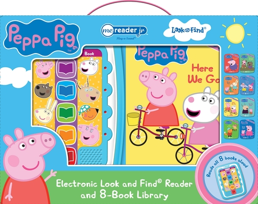 Peppa Pig: Me Reader Jr: Electronic Look and Find Reader and 8-Book Library [With Battery] Cover Image