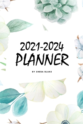 2021-2024 (4 Year) Planner (6x9 Softcover Planner / Journal) By Sheba Blake Cover Image