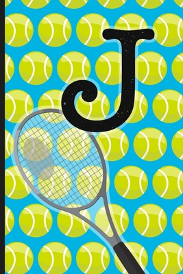 J: Tennis Monogram Initial Notebook for boys Letter J - 6