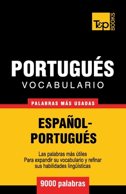 Vocabulario español-portugués - 9000 palabras más usadas Cover Image