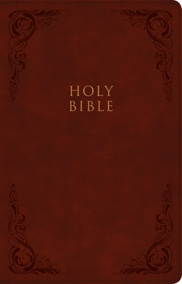 Cover for KJV Large Print Personal Size Reference Bible, Burgundy LeatherTouch