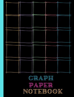 Graph Paper Notebook: Quad Ruled 5 Squares Per Inch, Colorful Squares, 5 X 5 Grid, 8.5 X 11 Size Graph Notebook Cover Image