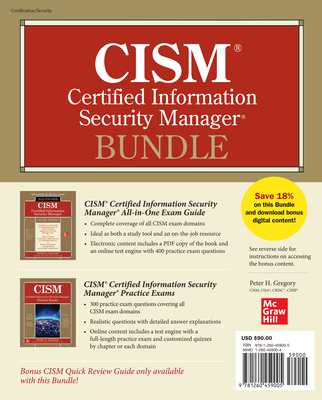 Cism Certified Information Security Manager Bundle (Paperback) | Weller  Book Works