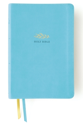 Niv, Women's Devotional Bible (by Women, for Women), Large Print, Leathersoft, Teal, Comfort Print Cover Image