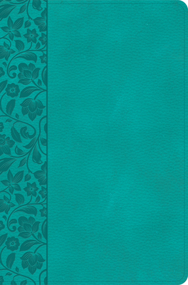 KJV Giant Print Reference Bible, Teal LeatherTouch Cover Image
