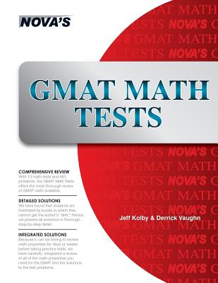 GMAT Math Tests: 13 Full-length GMAT Math Tests! By Jeff Kolby Cover Image