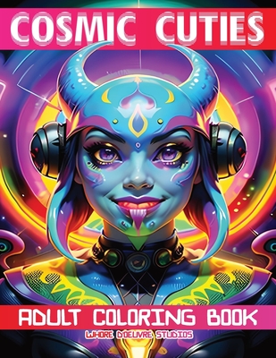 Cosmic Cuties NSFW Adult Coloring Book: Out-Of-This-World Illustrations of Alien Supermodels By Whore D'Oeuvre Studios Cover Image