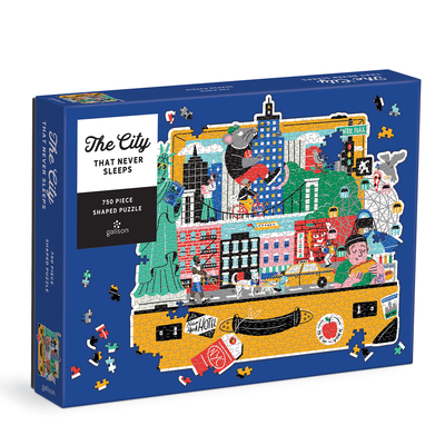 The City That Never Sleeps 750 Piece Shaped Puzzle By Galison Mudpuppy (Created by) Cover Image