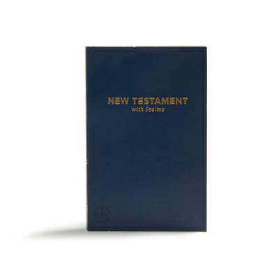 CSB Pocket New Testament with Psalms, Navy Trade Paper By CSB Bibles by Holman (Editor) Cover Image