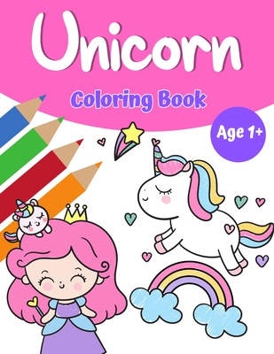 Unicorn Coloring Book For Kids: Beautiful Pink Unicorn Coloring