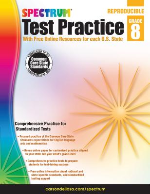 Spectrum Test Practice, Grade 8 Cover Image