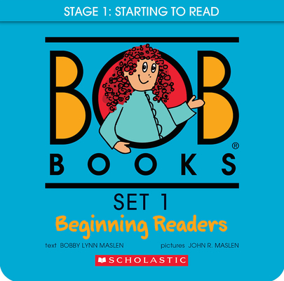 Bob Books - Set 1: Beginning Readers Box Set | Phonics, Ages 4 and up, Kindergarten (Stage 1: Starting to Read) By John R. Maslen, Bobby Lynn Maslen, John R. Maslen (Illustrator) Cover Image