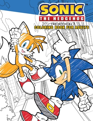 Sonic the Hedgehog: The Official Adult Coloring Book By Insight Editions Cover Image