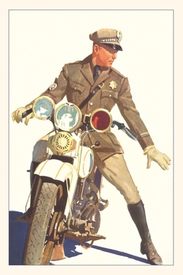 Vintage Journal Motorcycle Cop Cover Image