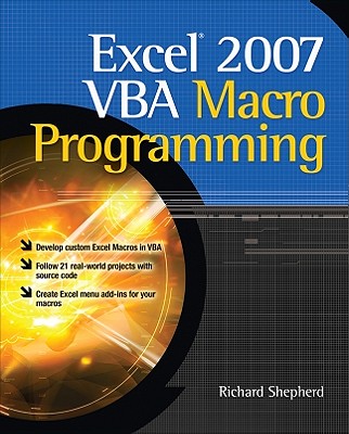 Excel 2007 VBA Macro Programming By Richard Shepherd Cover Image