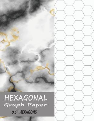 Hexagonal Graph Paper: Large 0.5