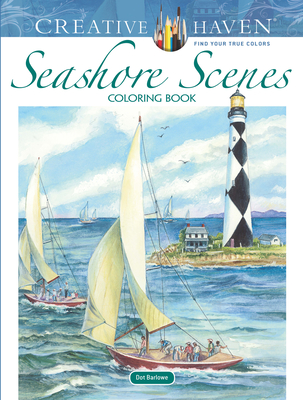 Creative Haven Seashore Scenes Coloring Book Cover Image