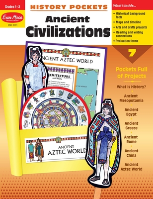 History Pockets: Ancient Civilizations, Grade 1 - 3 Teacher Resource By Evan-Moor Corporation Cover Image