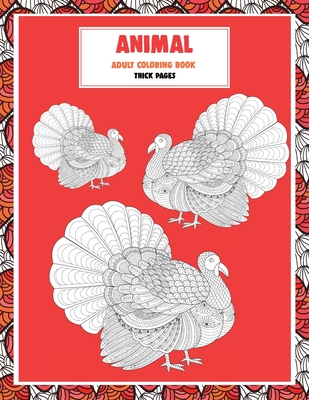 Adult Coloring Book Thick pages - 9798599775010 