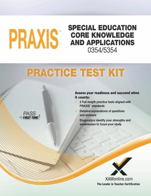Praxis Special Education Core Knowledge and Applications 0354/5354 Practice Test Kit Cover Image