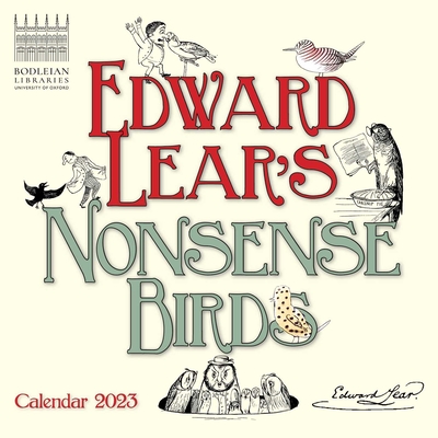 Bodleian Libraries: Edward Lear's Birds Mini Wall Calendar 2023 (Art Calendar) By Flame Tree Studio (Created by) Cover Image