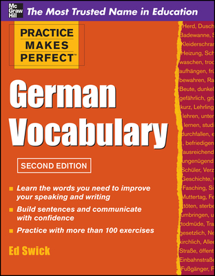 Pmp German Vocabulary 2e (Practice Makes Perfect) Cover Image
