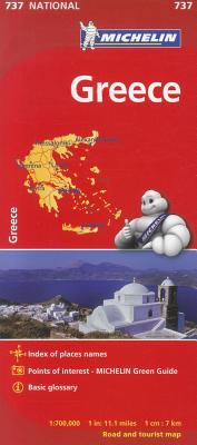 Michelin Greece (Michelin Maps #737) By Michelin Cover Image