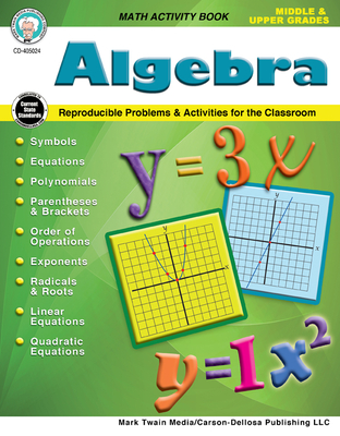 Algebra, Grades 5 - 12 Cover Image