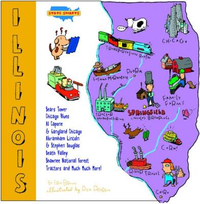 State Shapes: Illinois By Erik Bruun, Rick Peterson (Illustrator) Cover Image