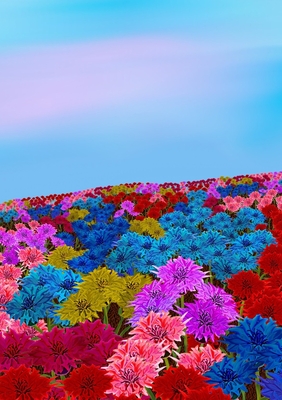 Mindbook: Oh, my bottle flower field Cover Image