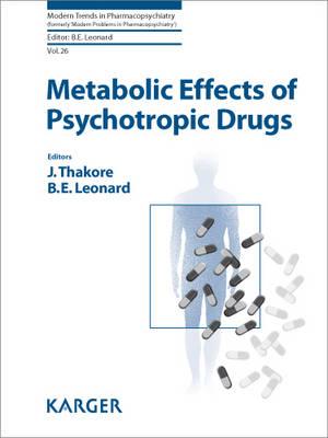 Metabolic Effects of Psychotropic Drugs (Modern Trends in Pharmacopsychiatry) Cover Image