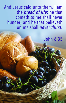 The Bread of Life Bulletin (Pkg 100) Communion Cover Image