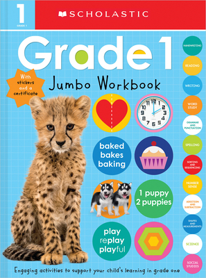 First Grade Jumbo Workbook: Scholastic Early Learners (Jumbo Workbook) Cover Image