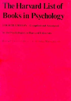 The Harvard List of Books in Psychology: Fourth Edition