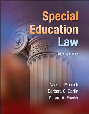 Special Education Law, Pearson Etext -- Access Card Cover Image