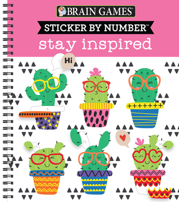 Brain Games - Sticker by Number: Stay Inspired Cover Image