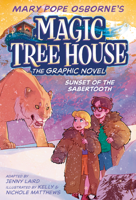 Sunset of the Sabertooth Graphic Novel (Magic Tree House (R) #7) Cover Image
