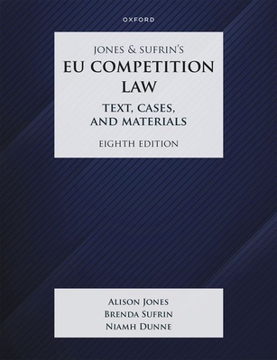 Jones and Sufrins Eu Competition Law 8th Edition Cover Image