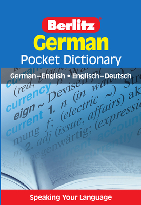 Berlitz Pocket Dictionary German (Bilingual Dictionary) (Berlitz Pocket Dictionaries) By Berlitz Cover Image