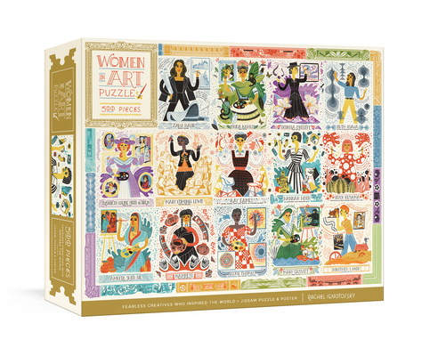 Women in Art Puzzle: Fearless Creatives Who Inspired the World 500-Piece Jigsaw Puzzle and Poster: Jigsaw Puzzles for Adults and Jigsaw Puzzles for Kids (Women in Science)